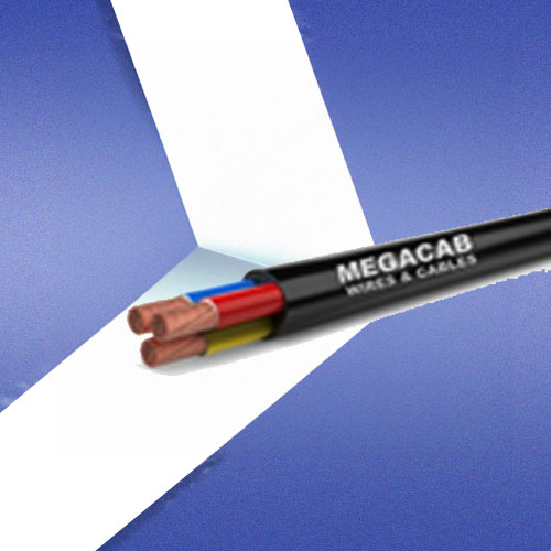 3 And 4 Core PVC Submersible Round Cable