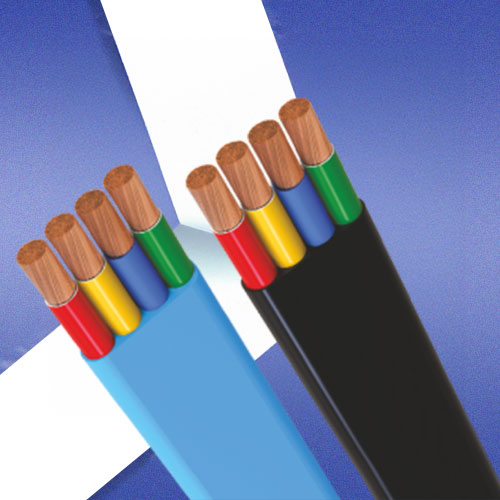 3 And 4 Core Rubber Submersible Round Cable
